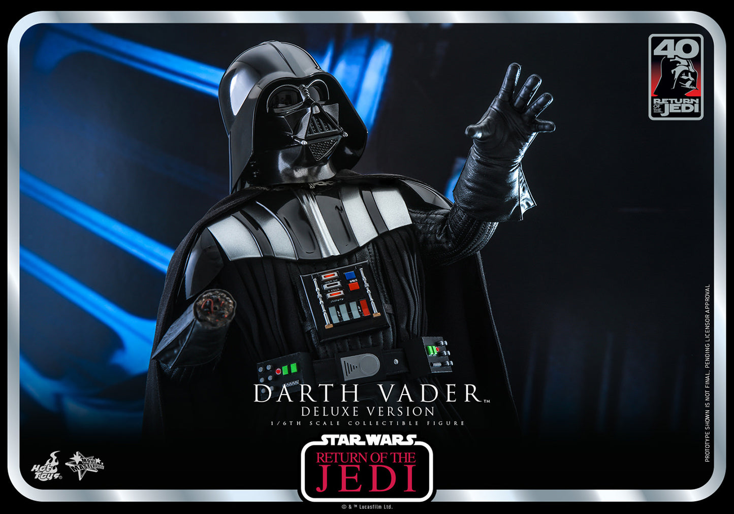 Hot Toys - MMS700 - Star Wars: Return of Jedi 40th Anniversary - 1/6 Scale Darth Vader Deluxe Version