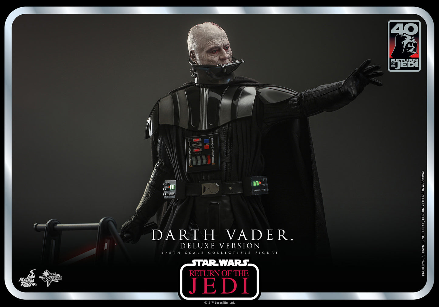 Hot Toys - MMS700 - Star Wars: Return of Jedi 40th Anniversary - 1/6 Scale Darth Vader Deluxe Version