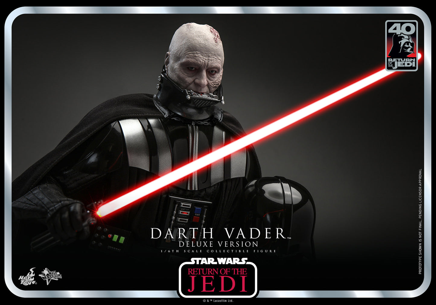 Hot Toys - MMS700 - Star Wars: Return of Jedi 40th Anniversary - 1/6 Scale Darth Vader Deluxe Version