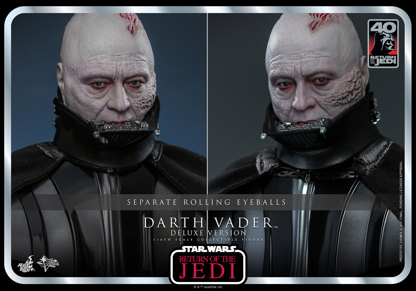 Hot Toys - MMS700 - Star Wars: Return of Jedi 40th Anniversary - 1/6 Scale Darth Vader Deluxe Version