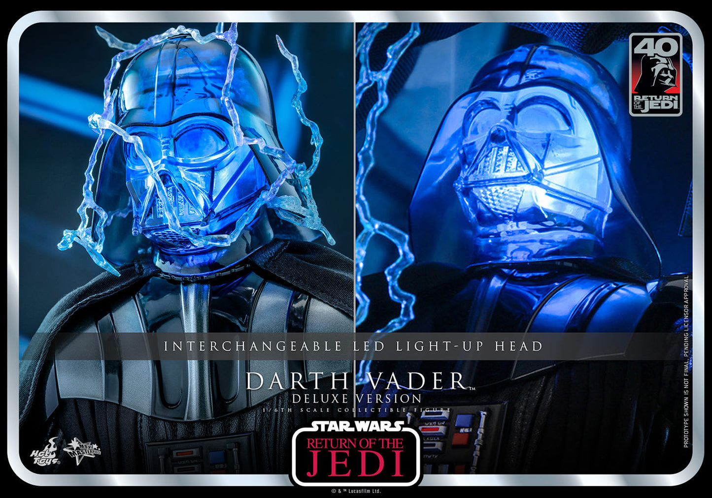 Hot Toys - MMS700 - Star Wars: Return of Jedi 40th Anniversary - 1/6 Scale Darth Vader Deluxe Version