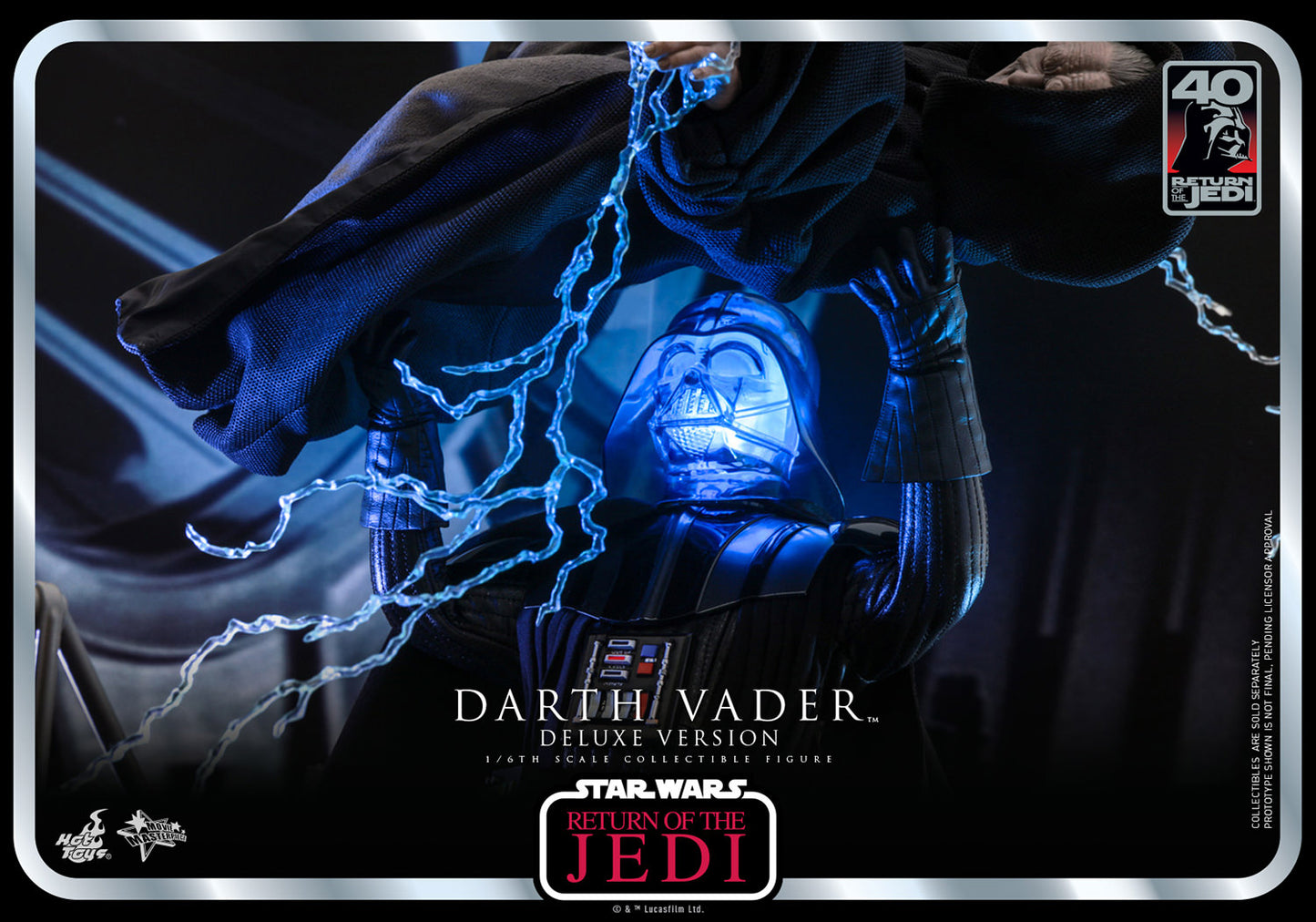 Hot Toys - MMS700 - Star Wars: Return of Jedi 40th Anniversary - 1/6 Scale Darth Vader Deluxe Version