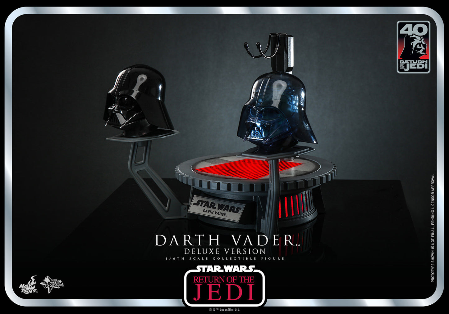 Hot Toys - MMS700 - Star Wars: Return of Jedi 40th Anniversary - 1/6 Scale Darth Vader Deluxe Version