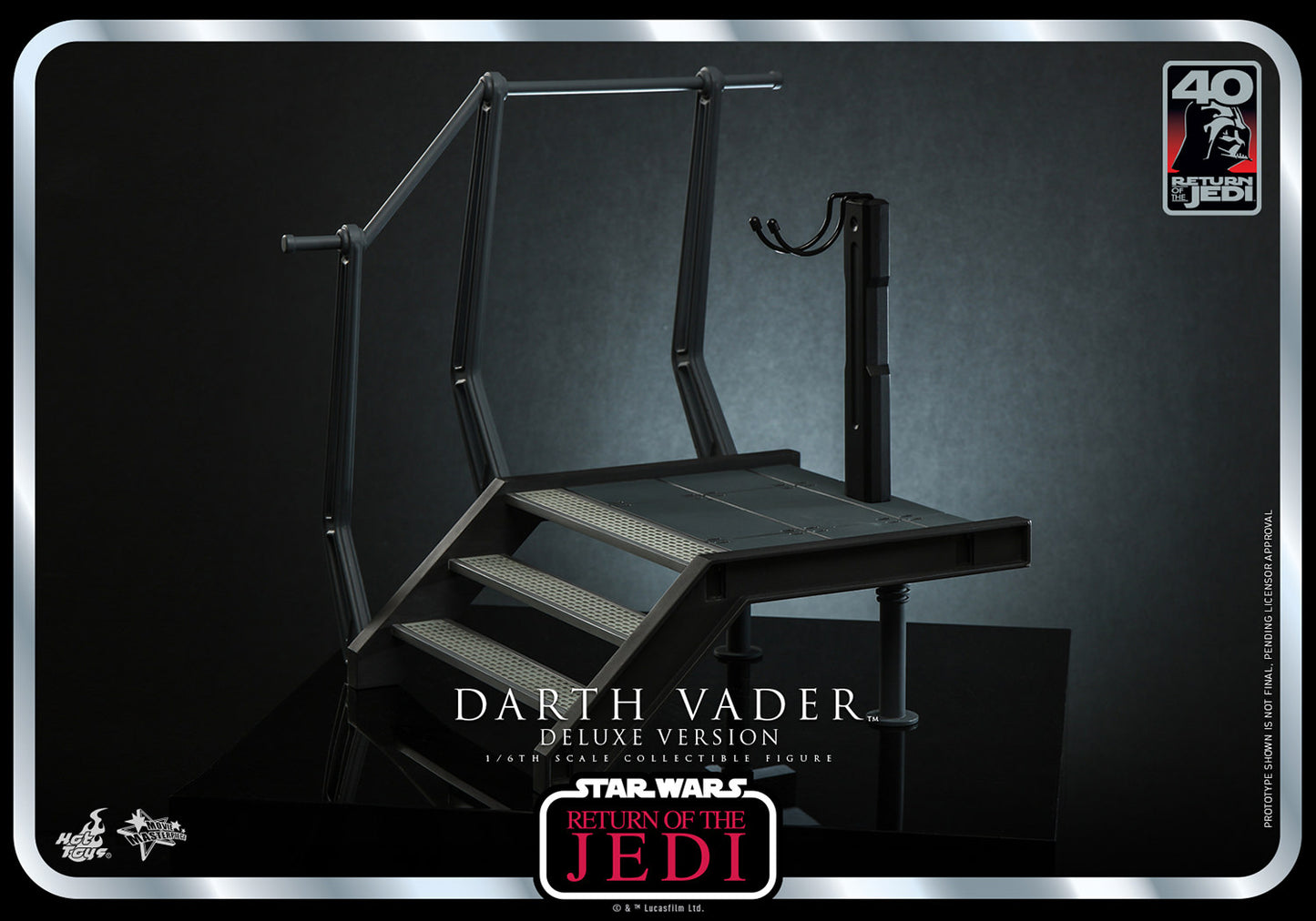 Hot Toys - MMS700 - Star Wars: Return of Jedi 40th Anniversary - 1/6 Scale Darth Vader Deluxe Version