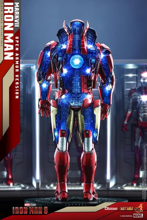 Hot Toys - DS004D51 - Iron Man 3: 1/6 Scale Diecast Iron Man Mark VII (Open Armor Version)