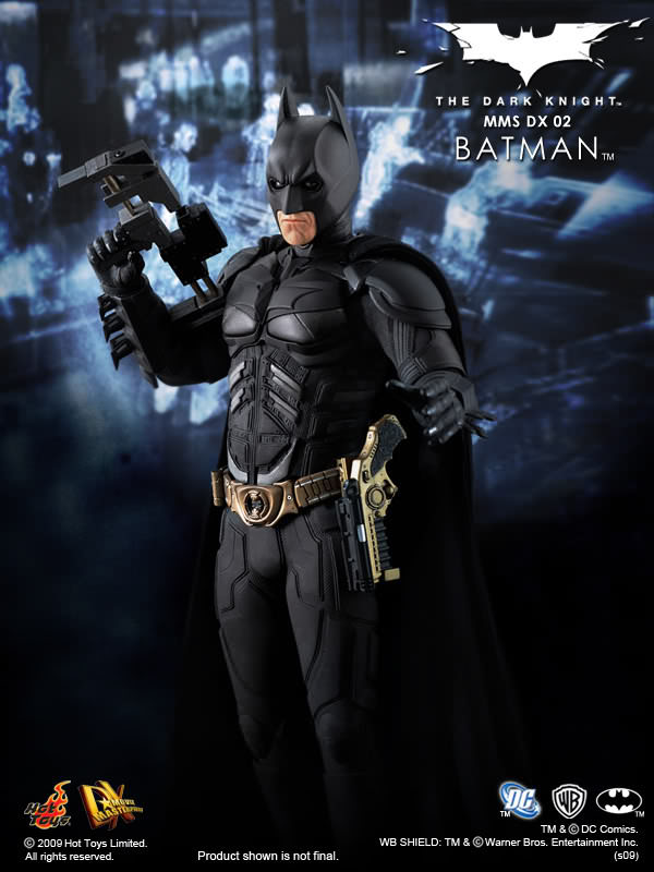 PRE-LOVED - HOT TOYS - DX02 - THE DARK KNIGHT BATMAN