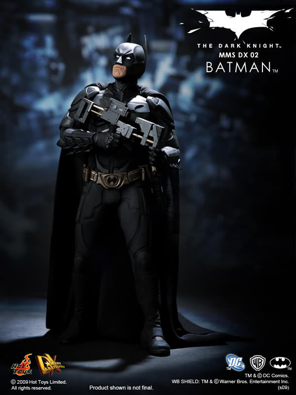 PRE-LOVED - HOT TOYS - DX02 - THE DARK KNIGHT BATMAN