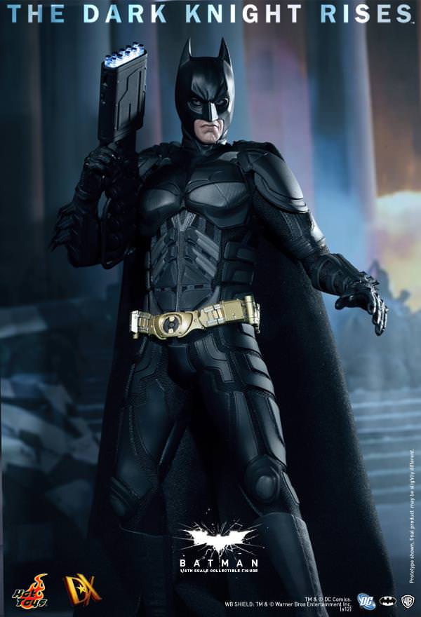 PRE-LOVED - HOT TOYS - DX12 - THE DARK KNIGHT RISES BATMAN