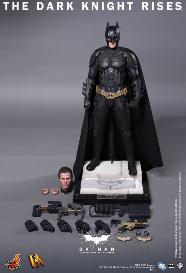 PRE-LOVED - HOT TOYS - DX12 - THE DARK KNIGHT RISES BATMAN