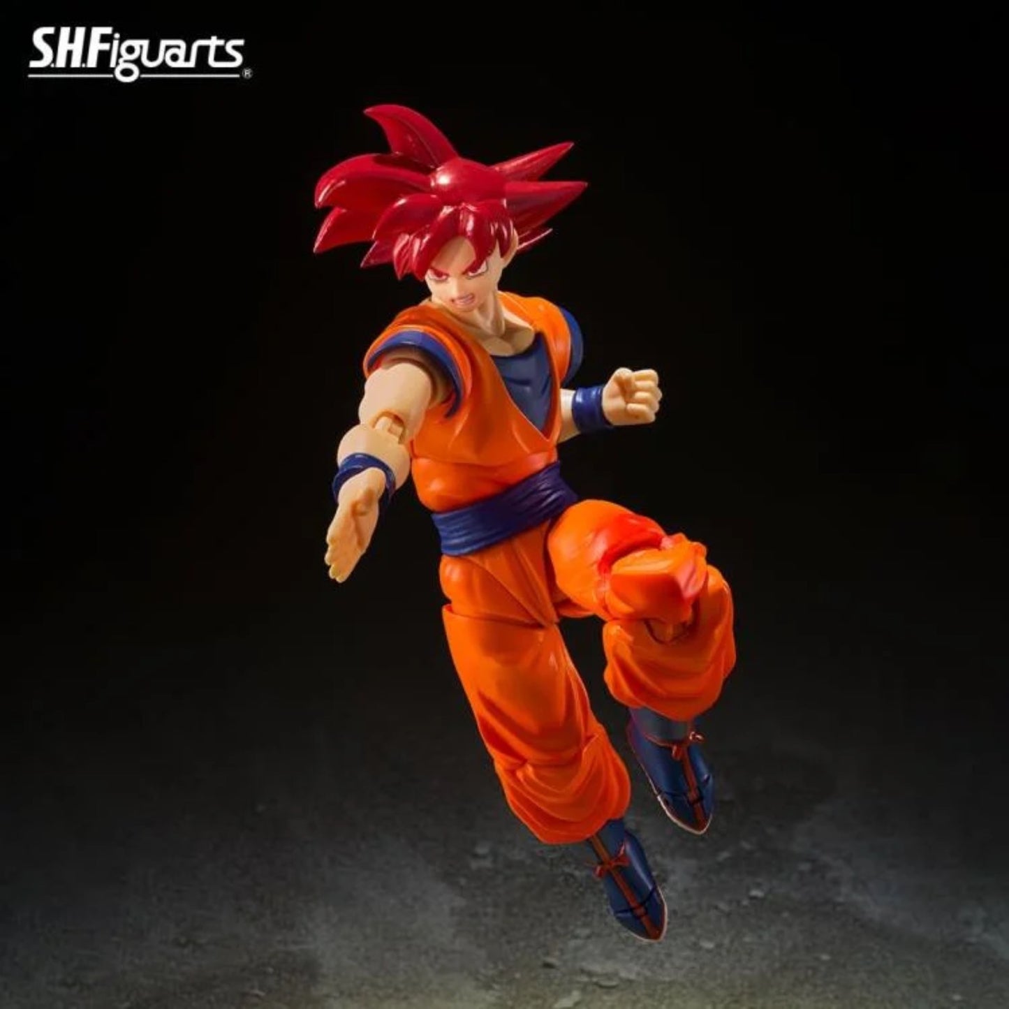 Tamashii Nations - S.H.FIGUARTS - Dragon Ball Super Super Saiyan God Son Goku - Saiyan God Instilled with the Light of Righteous Heart