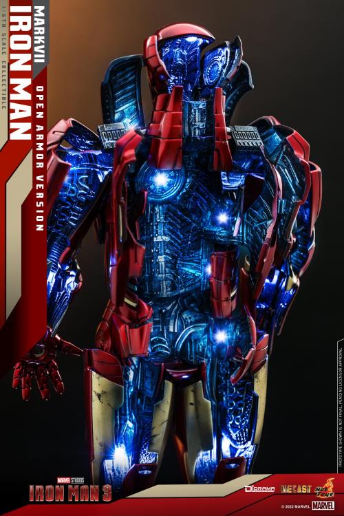 Hot Toys - DS004D51 - Iron Man 3: 1/6 Scale Diecast Iron Man Mark VII (Open Armor Version)
