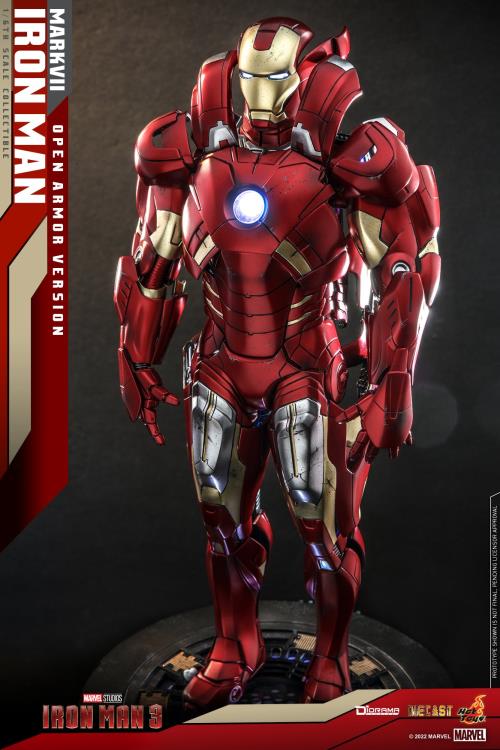 Hot Toys - DS004D51 - Iron Man 3: 1/6 Scale Diecast Iron Man Mark VII (Open Armor Version)