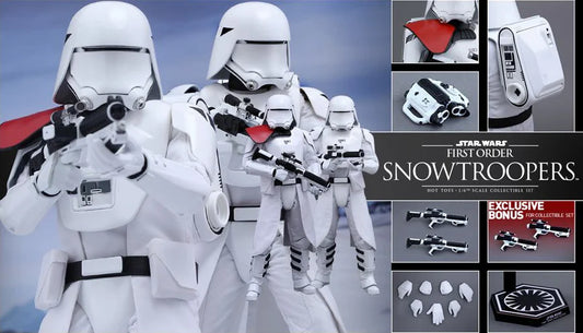 PRE-LOVED - HOT TOYS - MMS323 - FIRST ORDER SNOWTROOPERS SET