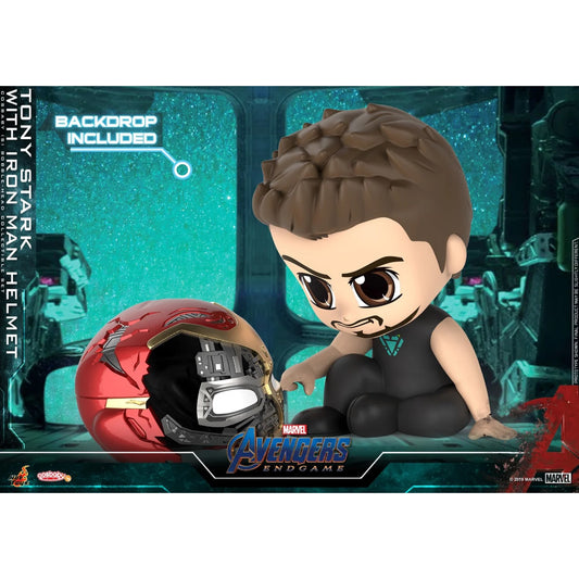 Hot Toys - Tony Stark with Iron Man Helmet set - COSB653
