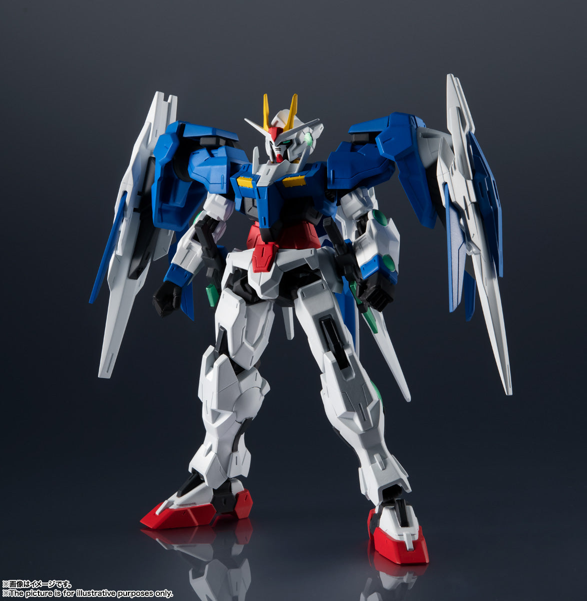 Tamashii Nations - Gundam Universe - GN-0000+GNR-010 00 RAISER