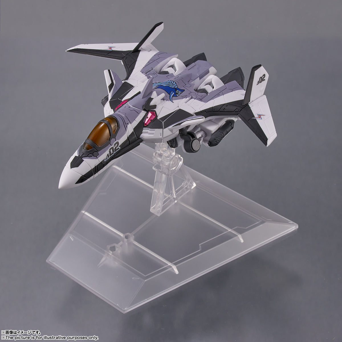 Tamashii Nations - Tiny Session - Macross Delta: VF-31F - Siegfried (Messer IHLEFELD Use) with Kaname Buccaneer