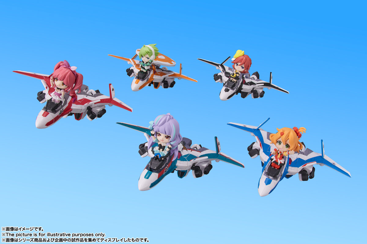 Tamashii Nations - Tiny Session - Macross Delta: VF-31F - Siegfried (Messer IHLEFELD Use) with Kaname Buccaneer