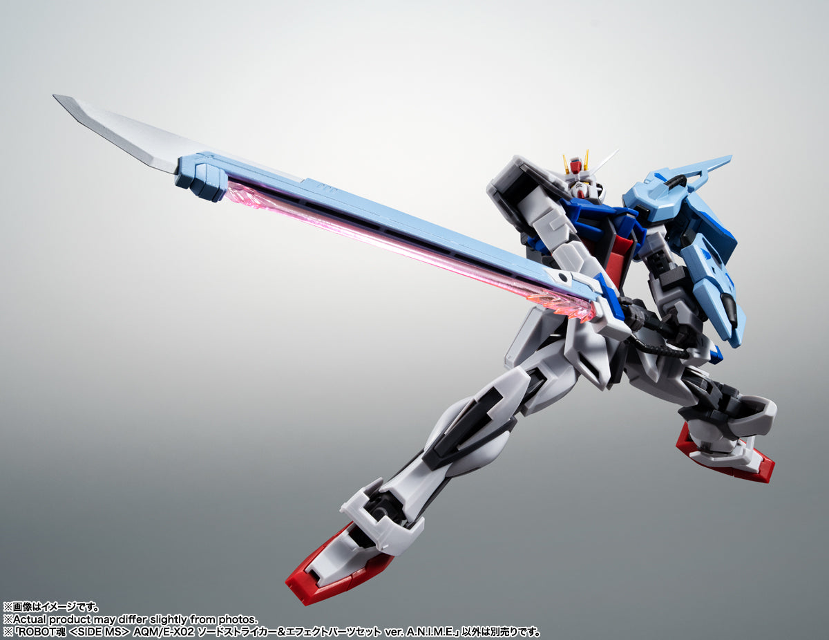 Tamashii Nations - Robot Spirits - Gundam Seed: AQM/E-X02 Sword Striker & Effect Parts Set