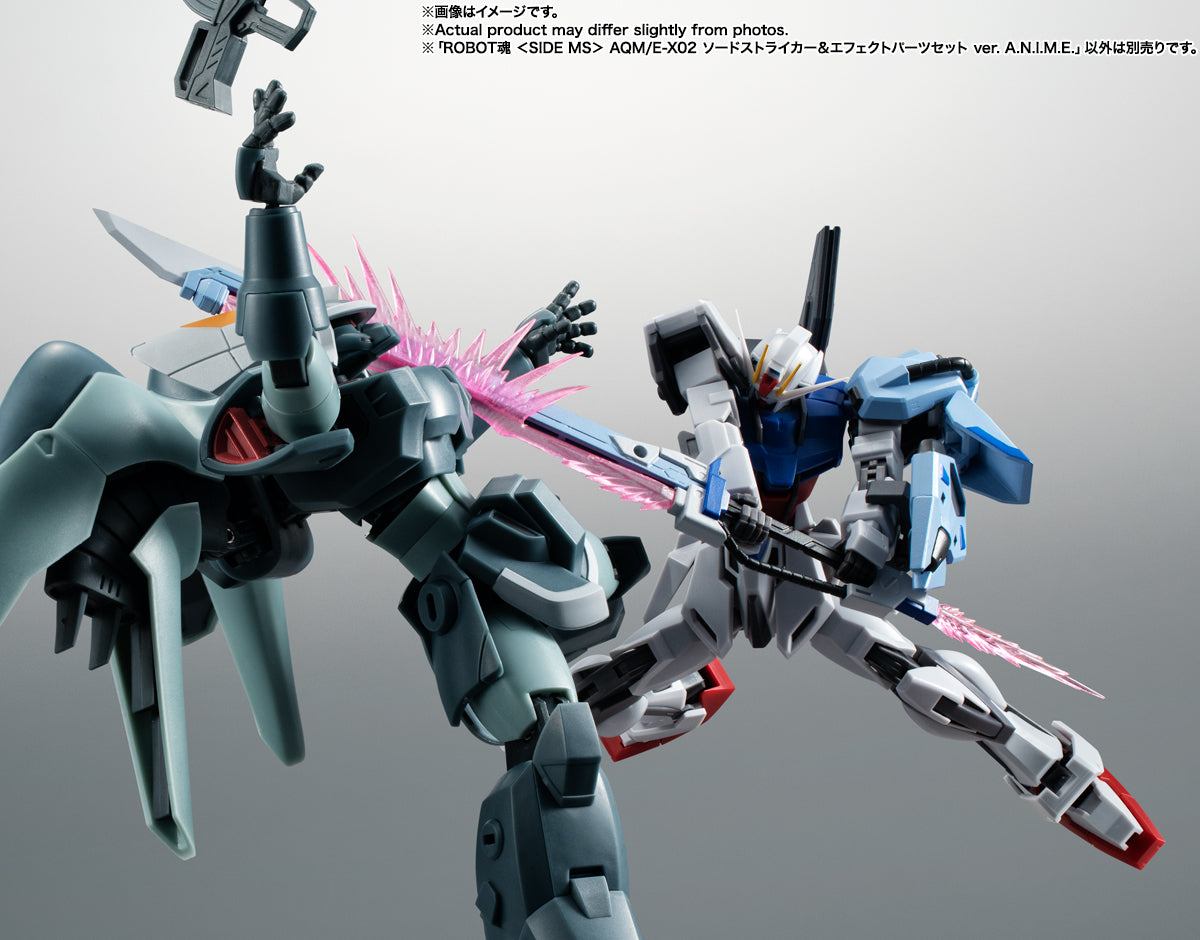 Tamashii Nations - Robot Spirits - Gundam Seed: AQM/E-X02 Sword Striker & Effect Parts Set