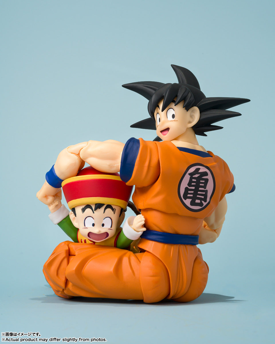 Tamashii Nations: S.H.Figuarts - Dragon Ball Z: SON GOKU & SON GOHAN -KID- & KINTOUN