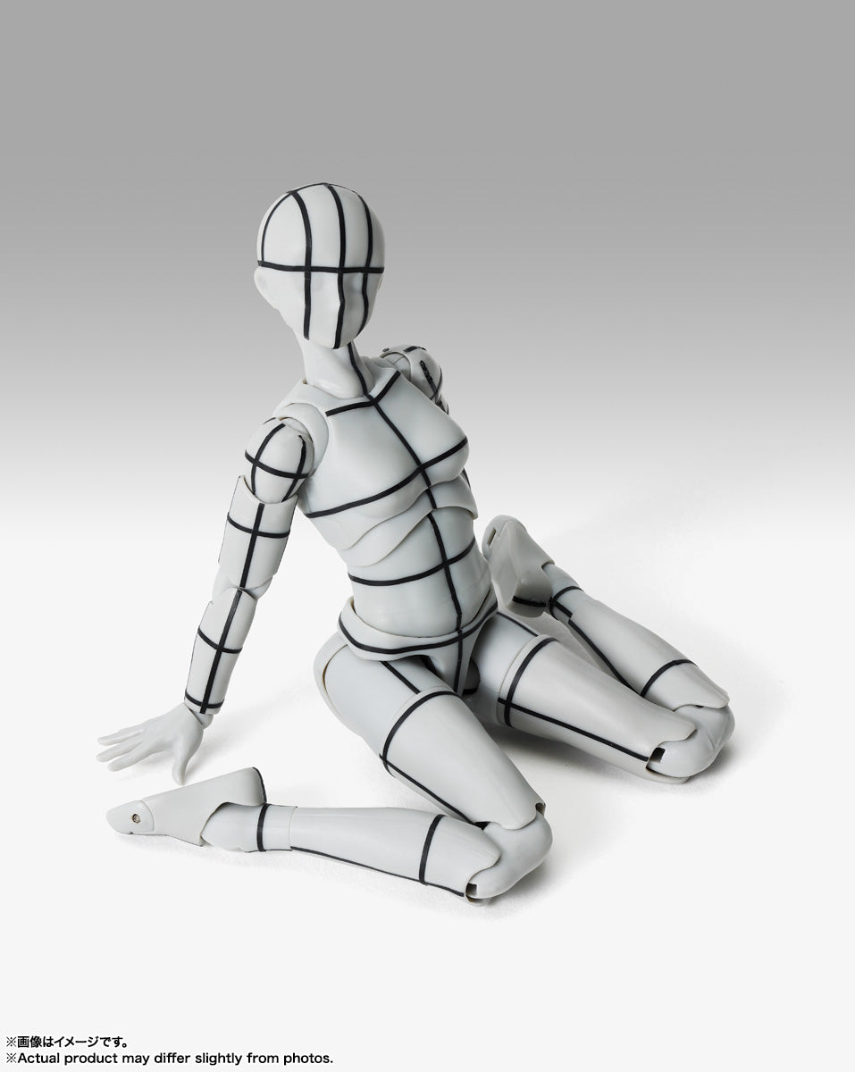 Tamshii Nations - S.H.Figuarts - Body Chan Sports Edition Wireframe (Gray Color Ver.)