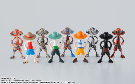 Tamashii Nations - One Piece: Luffy's Archive of Adventure Vol.1 Box of 10 Figures