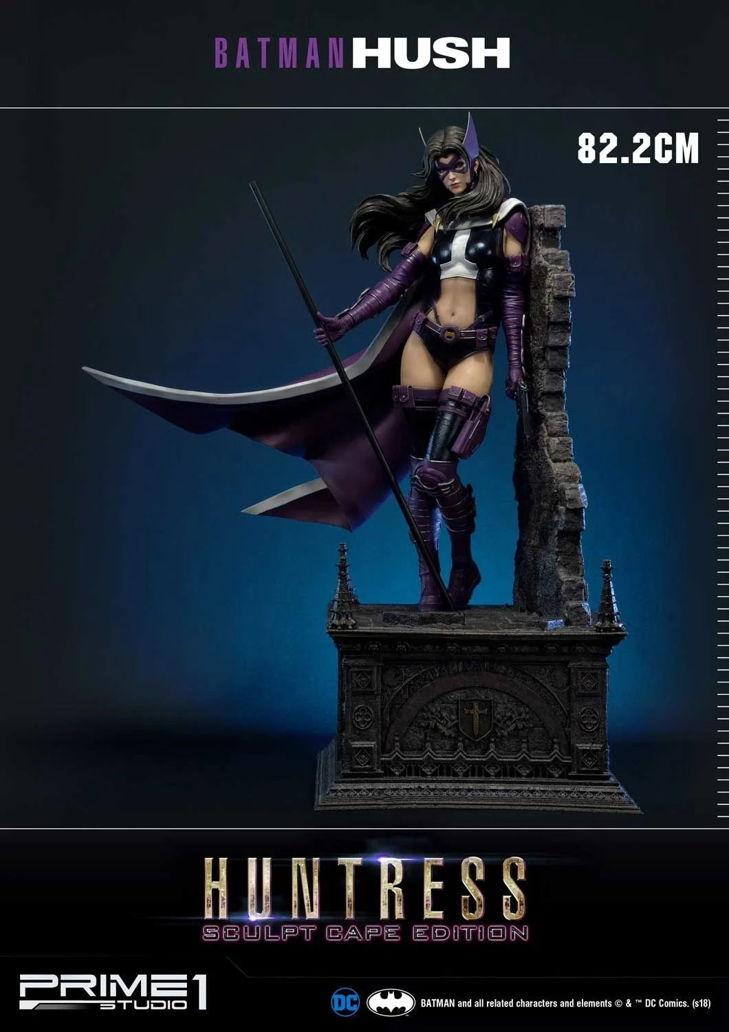 PRE-LOVED - Prime 1 Studio - Batman Hush: Huntress (Sculpt Cape Edition)