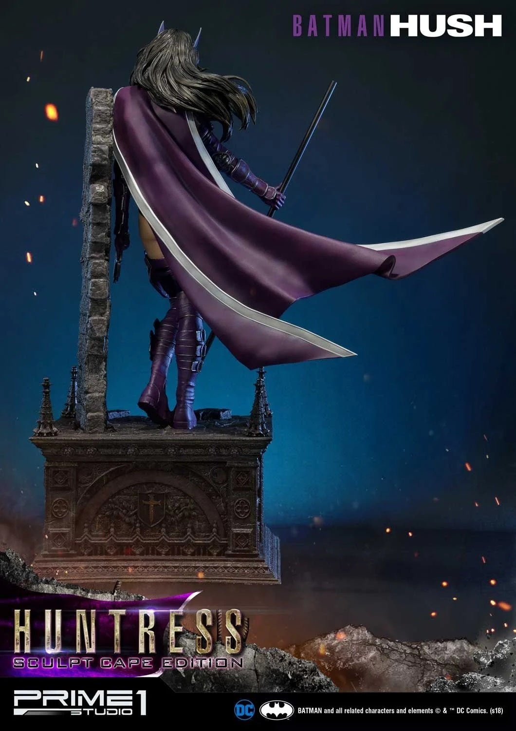 PRE-LOVED - Prime 1 Studio - Batman Hush: Huntress (Sculpt Cape Edition)