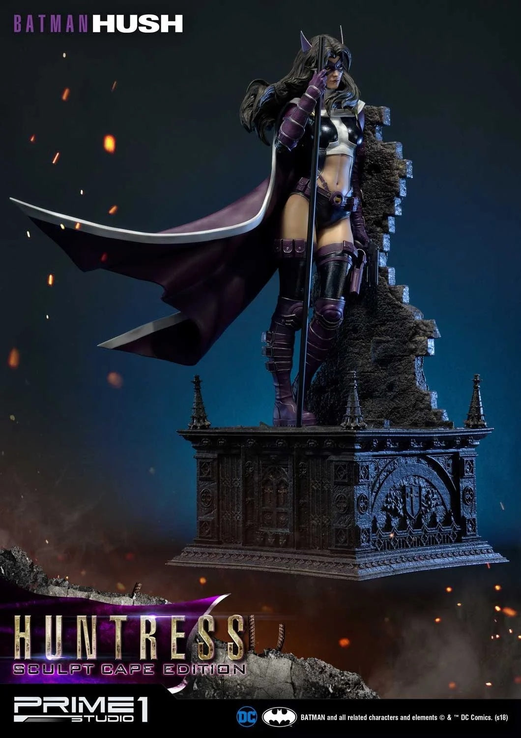 PRE-LOVED - Prime 1 Studio - Batman Hush: Huntress (Sculpt Cape Edition)