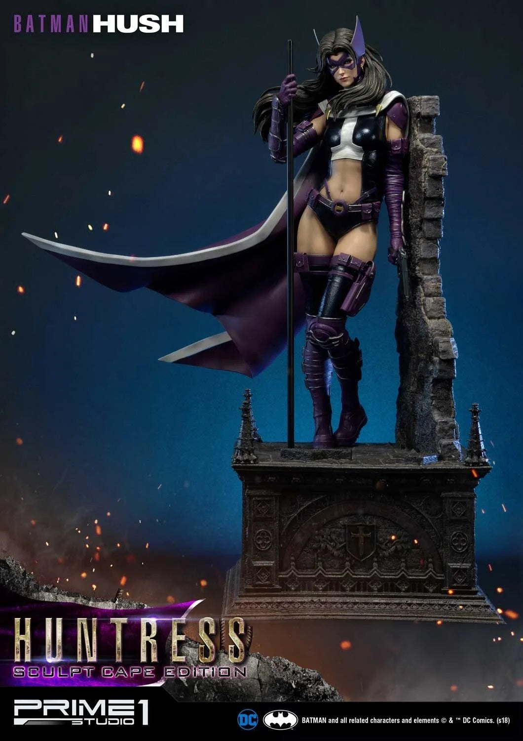 PRE-LOVED - Prime 1 Studio - Batman Hush: Huntress (Sculpt Cape Edition)