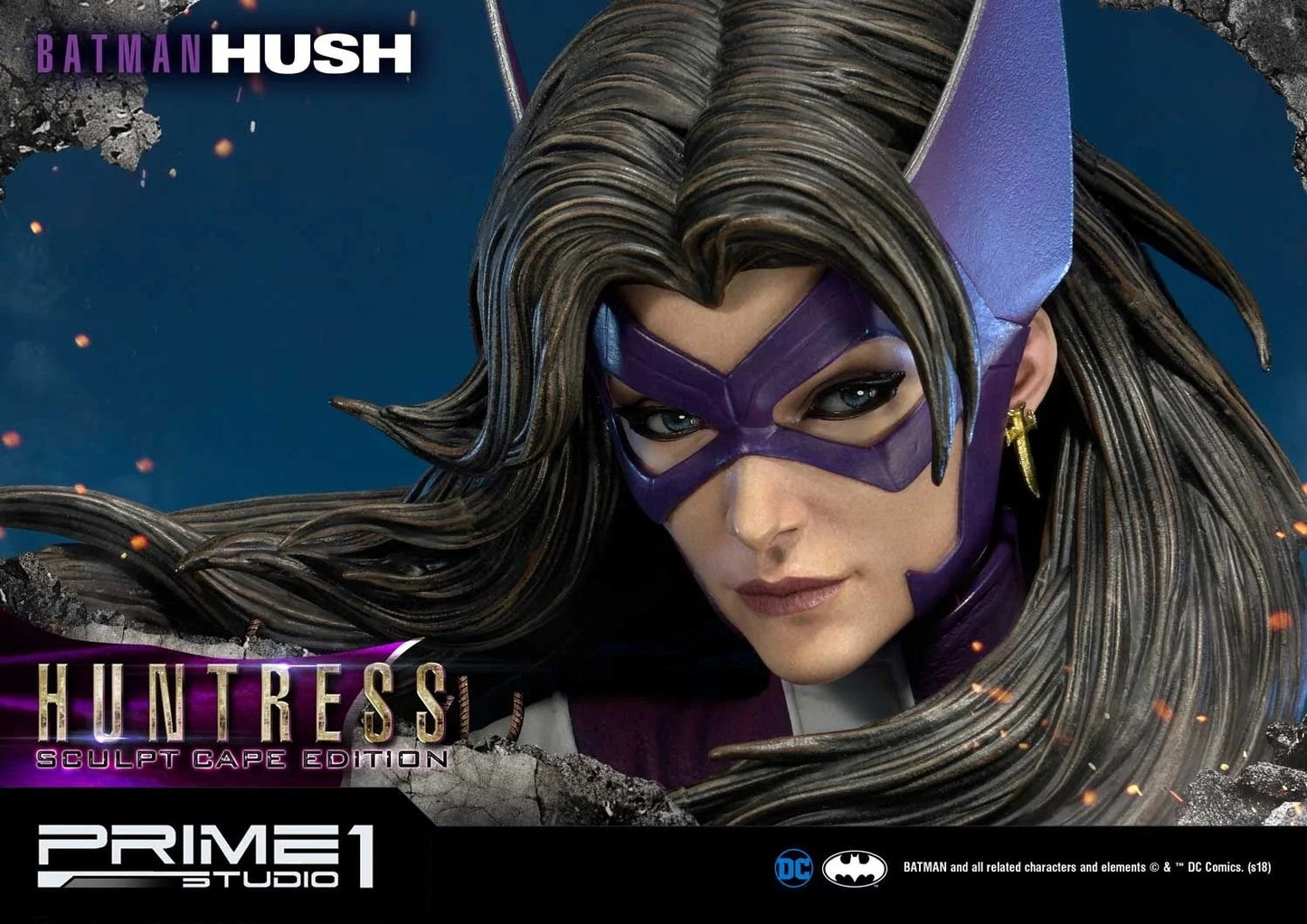PRE-LOVED - Prime 1 Studio - Batman Hush: Huntress (Sculpt Cape Edition)