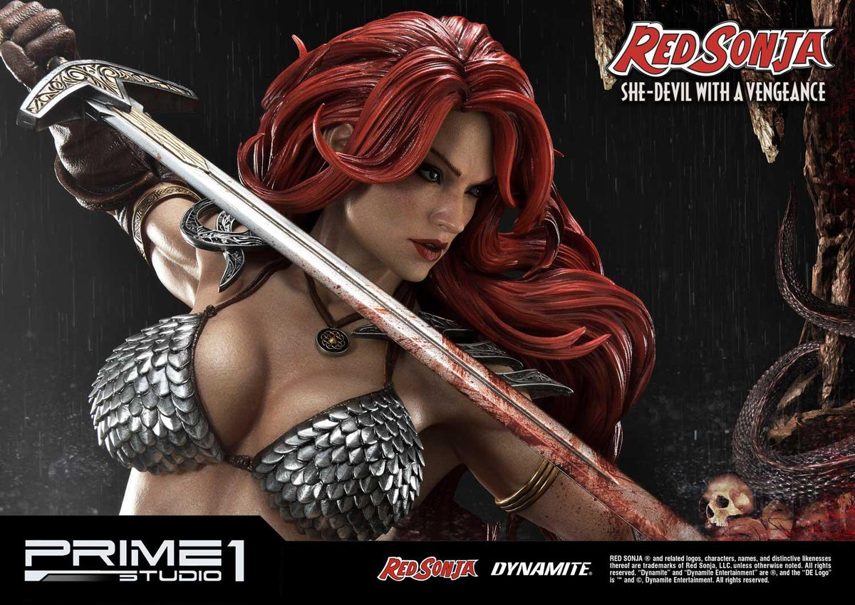 PRE-LOVED - Prime 1 Studio - MMRS-01: Red Sonja She-Devil with a Vengeance