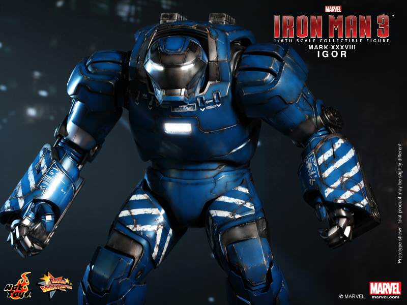 PRE-LOVED - Hot Toys - MMS215: Iron Man Mark 38 - Igor