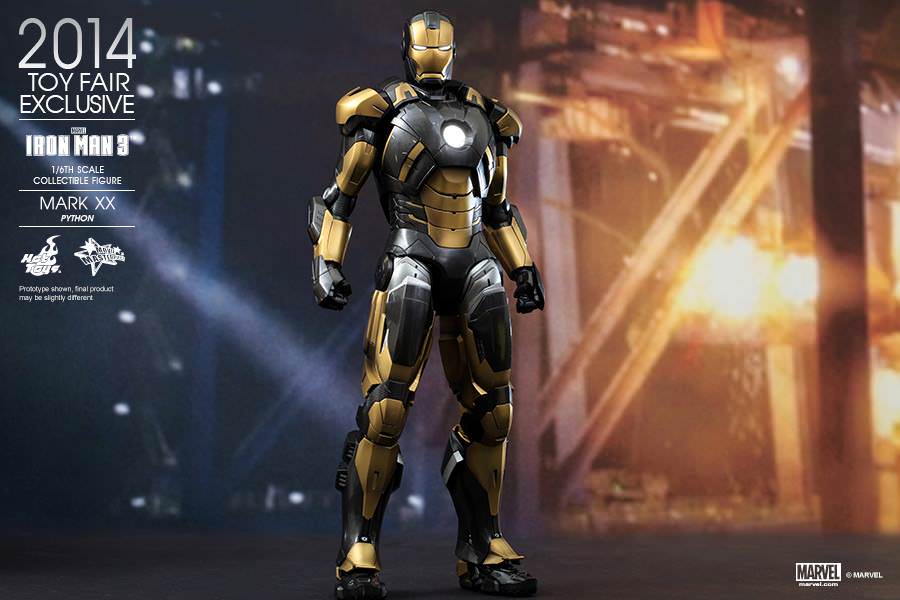 PRE-LOVED - Hot Toys 2014 Toy Fair Exclusive - MMS248: Iron Man Mark XX Python