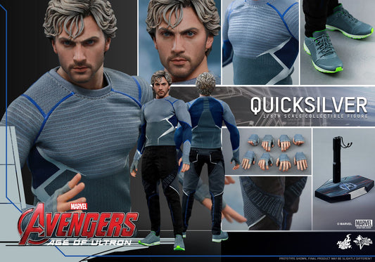 PRE-LOVED - Hot Toys - MMS302 - Avengers Age of Ultron: 1/6th Scale Quicksilver