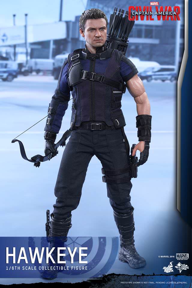 PRE-LOVED - Hot Toys - MMS358 - Captain America Civil War: Hawkeye