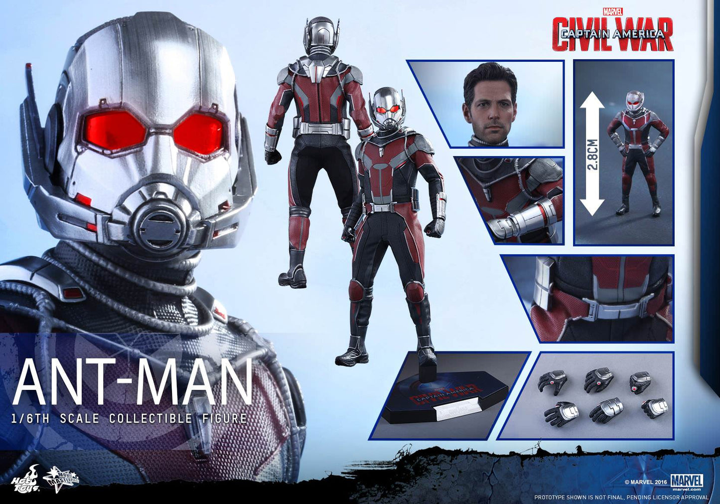 PRE-LOVED - Hot Toys - MMS362 - Civil War: Ant-Man