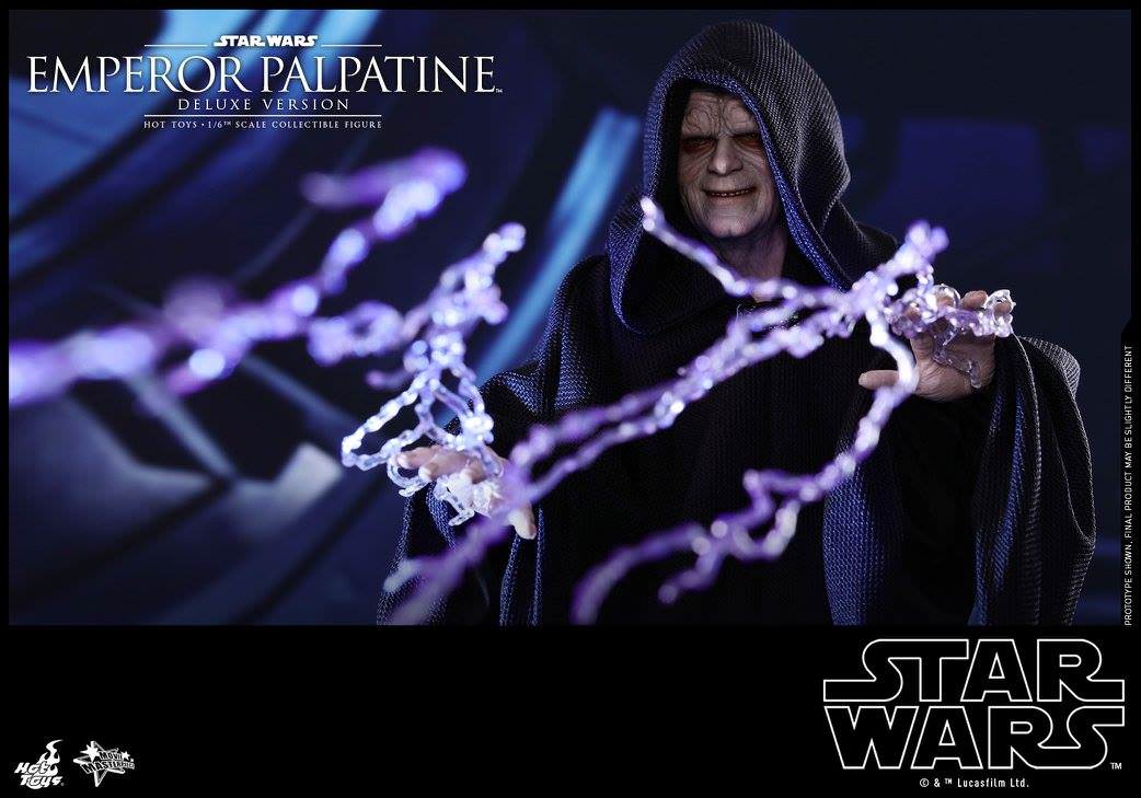 PRE-LOVED - Hot Toys - MMS468 - Star Wars Return of the Jedi: Emperor Palpatine