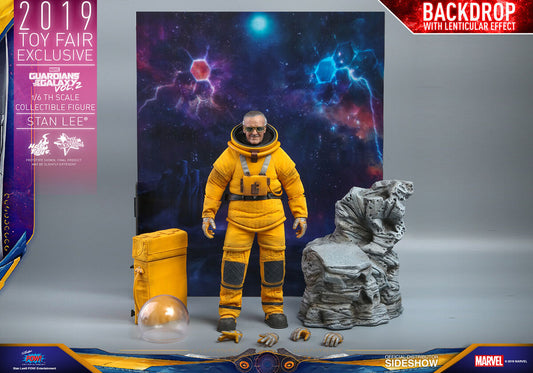 PRE-LOVED - HOT TOYS - MMS545 - STAN LEE (GUARDIANS OF THE GALAXY 2)
