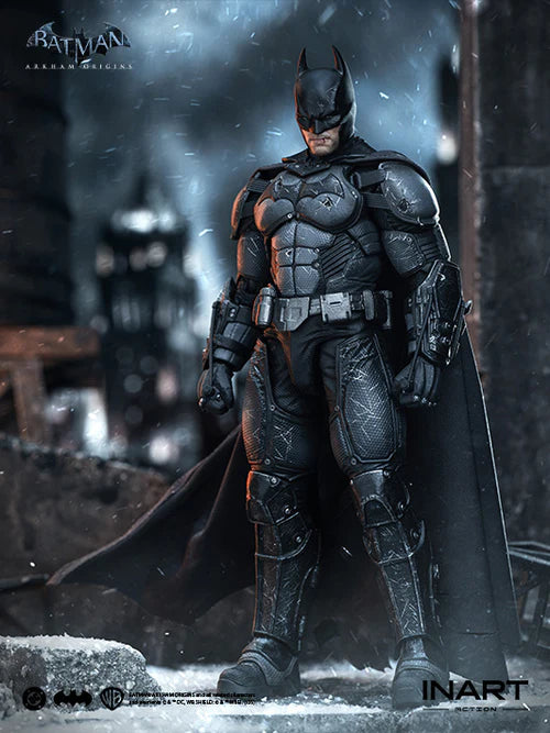 INART Collectibles - Batman: Arkham Origins - 1/12 Scale Batman (Battle Damaged Version)  Pre-order NOW