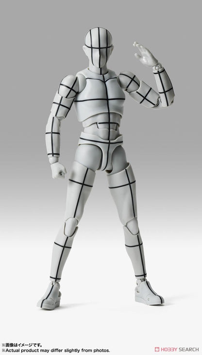 Tamashii Nations - S.H.Figuarts - Body-Kun Sports Edition Wireframe (Gray Color Ver.)