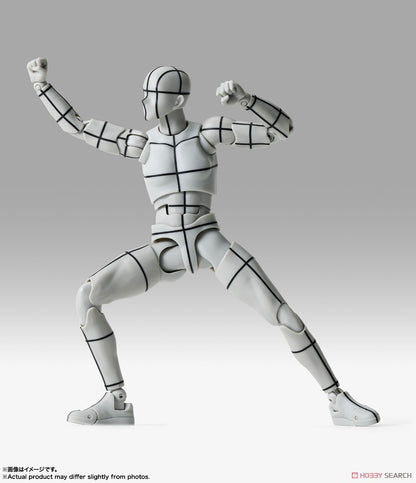 Tamashii Nations - S.H.Figuarts - Body-Kun Sports Edition Wireframe (Gray Color Ver.)