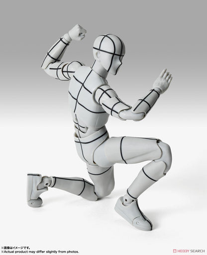 Tamashii Nations - S.H.Figuarts - Body-Kun Sports Edition Wireframe (Gray Color Ver.)