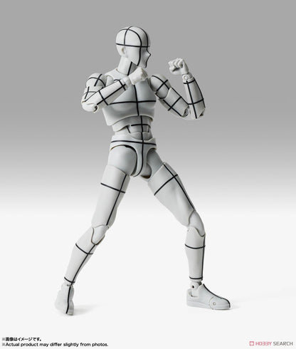 Tamashii Nations - S.H.Figuarts - Body-Kun Sports Edition Wireframe (Gray Color Ver.)