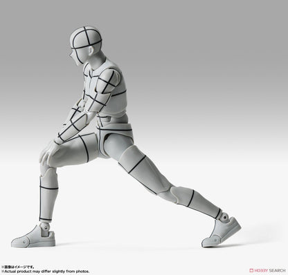 Tamashii Nations - S.H.Figuarts - Body-Kun Sports Edition Wireframe (Gray Color Ver.)