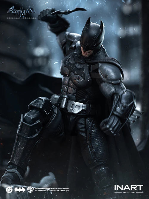 INART Collectibles - Batman: Arkham Origins - 1/12 Scale Batman (Battle Damaged Version)  Pre-order NOW