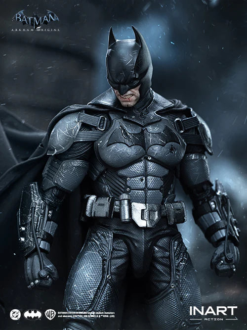 INART Collectibles - Batman: Arkham Origins - 1/12 Scale Batman (Battle Damaged Version)  Pre-order NOW