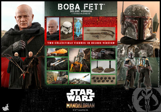 PRE-LOVED - HOT TOYS - TMS034 - BOBA FETT DELUXE VERSION