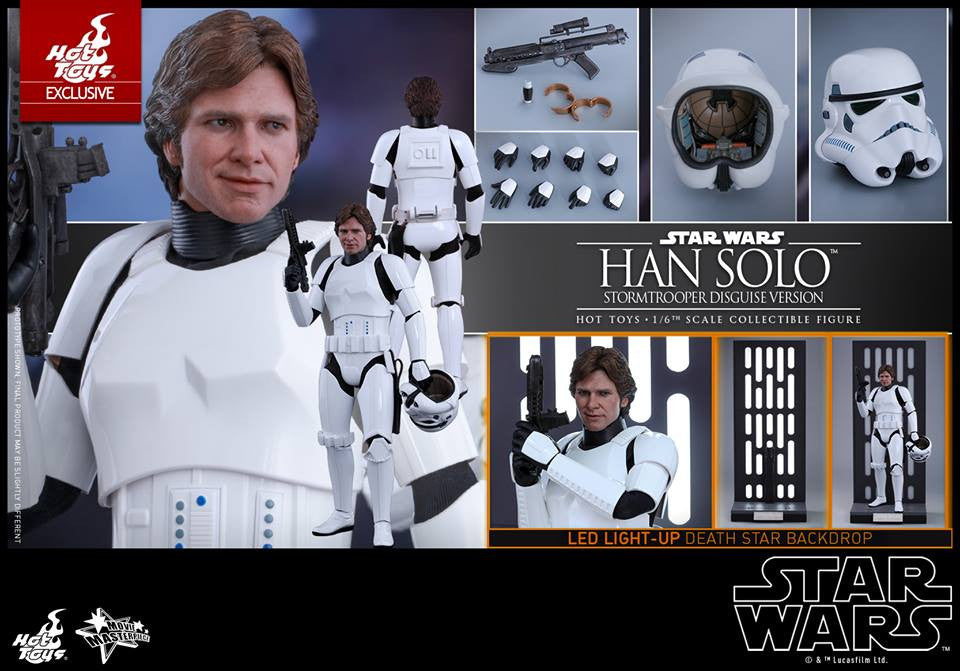 PRE-LOVED - Hot Toys (Exclusive Edition) - MMS418 - Star Wars: Han Solo Stormtrooper Disguise Version