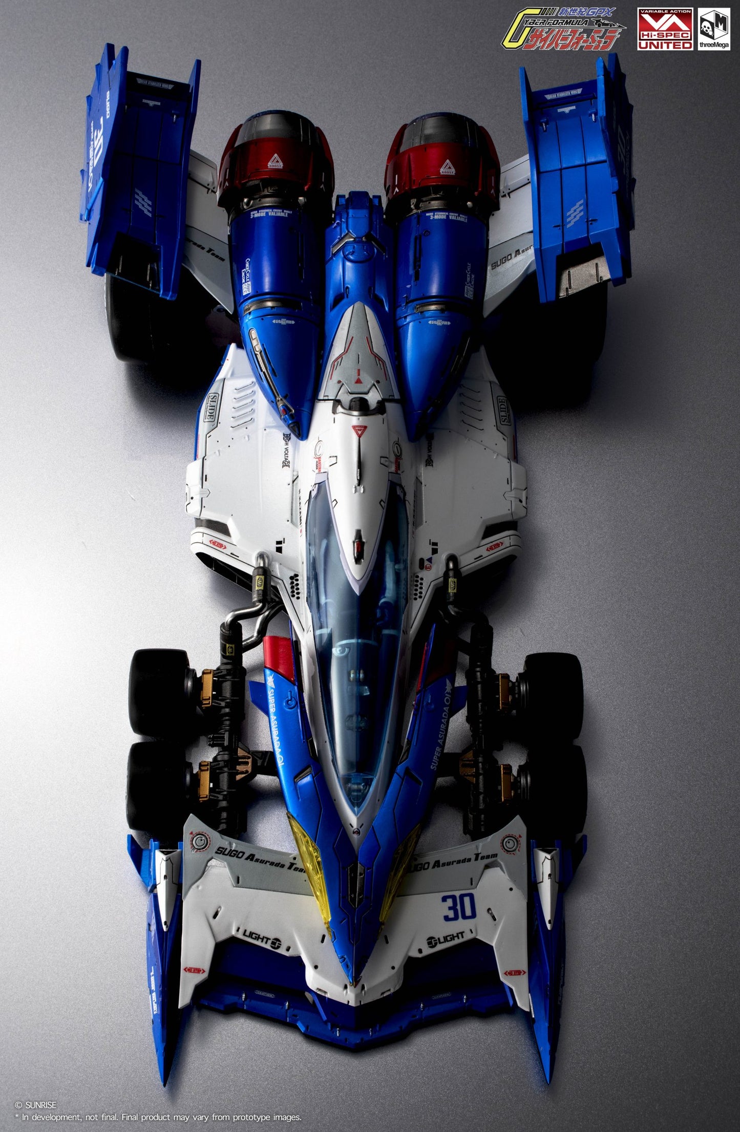 Threezero - Future GPX Cyber FormulaVARIABLE ACTION Hi-SPEC UNITED FUTURE GPX CYBER FORMULA: SUPER ASURADA 01